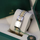 Rolex GMT-Master II 126713GRNR Two-Tone Yellow Rolesor Black Dial 40mm Jubilee Watch