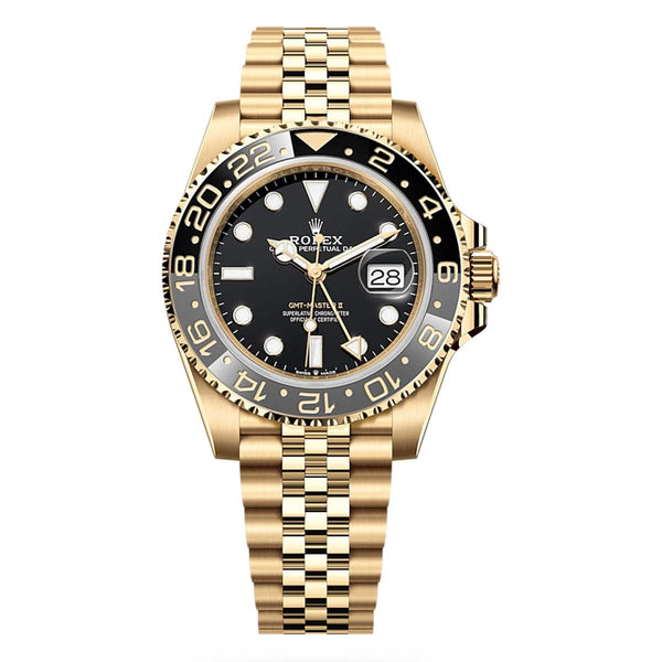 Rolex GMT-Master II 126718GRNR Black Dial 40mm 18K Yellow Gold