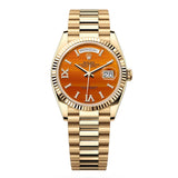 Rolex Day-Date 36 Reference 128238-0088 Carnelian Dial 18K Yellow Gold