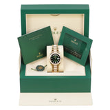 Rolex Day-Date 36 128348RBR-0036 Green Ombré Diamond Dial and Diamond-Set President Bracelet