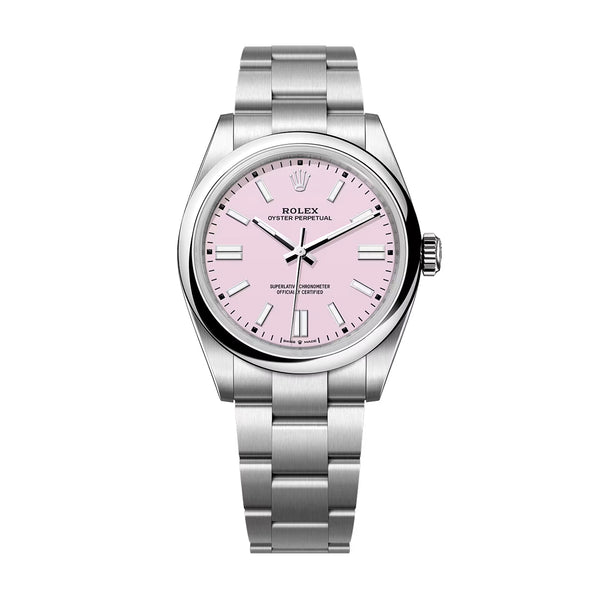 Rolex Oyster Perpetual 41 Reference 134300-0013 Candy Pink Dial Oystersteel Oyster Bracelet