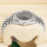 Rolex Air-King 14000 Gray Dial Jubilee Stainless Steel 34mm Watch