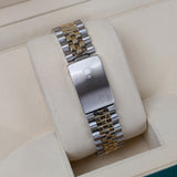 Rolex Datejust 36 Reference 16013 Light Blue Dial Aftermarket Diamond Bezel and Jubilee Bracelet