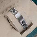 Rolex Datejust 1603 36mm Stainless Steel Watch with Aftermarket Red Diamond Dial