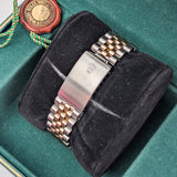 Rolex Datejust 16233 Black Roman Dial with Aftermarket Diamond Bezel