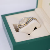 Rolex Datejust 16233 36mm Stainless Steel and 18K Yellow Gold Champagne Diamond Dial Jubilee Bracelet Watch