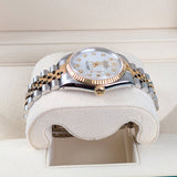 Rolex Datejust 36 Reference 16233 Steel & 18K Yellow Gold Aftermarket MOP Dial Jubilee Bracelet