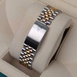 Rolex Datejust 16013 36mm Steel and Yellow Gold Champagne Tapestry Dial