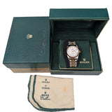 Rolex Datejust 16233 36mm Two-Tone Fluted Bezel Roman White Dial Jubilee Watch