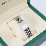 Rolex Datejust 16234 Steel with White Gold Fluted Bezel, Silver Diamond Dial, Jubilee Bracelet 36mm
