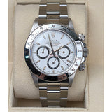 Rolex Cosmograph Daytona 16520 Zenith Movement Stainless Steel White Dial 40mm