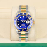 Rolex Submariner Date 16613 40mm Blue Dial Gold/Steel Watch