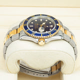 Rolex Submariner Date 16613 40mm Blue Dial Gold/Steel Watch