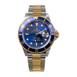 Rolex Submariner Date 16613 40mm Two-Tone Gold and Steel Blue Dial Watch