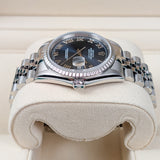 Rolex Datejust 36 Reference 16220 Blue Roman Dial Jubilee Bracelet