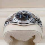 Rolex Datejust 36 Reference 16220 Blue Roman Dial Jubilee Bracelet