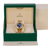 Rolex Yacht-Master 40 Reference 16628 18K Yellow Gold Blue Dial