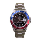 Rolex GMT-Master 16710 "Pepsi" 40mm Stainless Steel Black Dial Oyster Watch