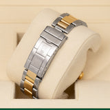 Rolex Submariner Date 16803 40mm Two-Tone Blue Dial Watch with Aftermarket Dial and Insert