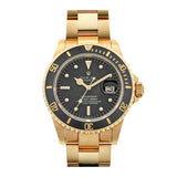Rolex Submariner Date 16808 Vintage Nipple Dial 18k Yellow Gold 40mm