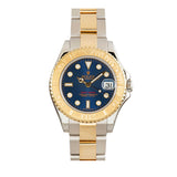 Rolex Yacht-Master 35 Reference 168623 Two-Tone Blue Dial
