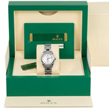 Rolex Datejust 178344 31mm Silver Diamond-Set Dial Diamond Bezel