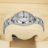 Rolex Datejust 178344 31mm Silver Diamond-Set Dial Diamond Bezel