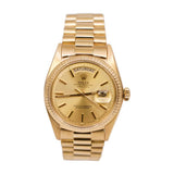 Rolex Day-Date 1802 18K Yellow Gold Champagne Dial 36mm