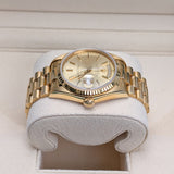 Rolex Day-Date 18038 36mm 18K Yellow Gold Champagne Dial
