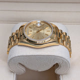 Rolex Day-Date 18038 36mm 18K Yellow Gold Champagne Dial