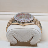 Rolex Day-Date 18038 36mm 18kt Yellow Gold with Aftermarket Diamond Dial and Bezel