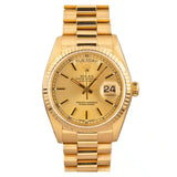 Rolex Day-Date 36 Reference 18238 Champagne Dial 18k Yellow Gold President Bracelet