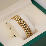 Rolex Day-Date 36 Reference 18238 Champagne Diamond Dial 18K Yellow Gold President Bracelet