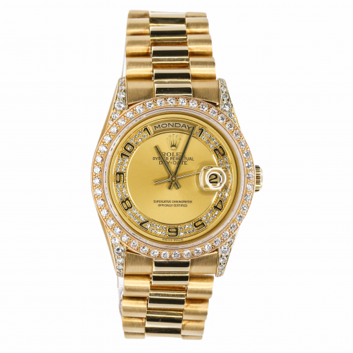 Rolex Day-Date 18238 36mm 18k Yellow Gold Champagne Dial