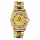 Rolex Day-Date 18238 36mm 18k Yellow Gold Champagne Dial