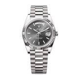 Rolex Day-Date 40 Reference 228239-0060 Slate Dial 40mm White Gold