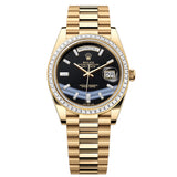 Rolex Day-Date 40 228398TBR-0038 Onyx Dial 18K Yellow Gold President Watch
