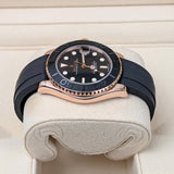 Rolex Yacht-Master 37 Reference 268655-0017 in 18kt Everose Gold with Oysterflex Strap