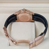 Rolex Yacht-Master 37 Reference 268655-0017 in 18kt Everose Gold with Oysterflex Strap