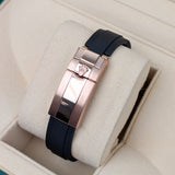 Rolex Yacht-Master 37 Reference 268655-0017 in 18kt Everose Gold with Oysterflex Strap