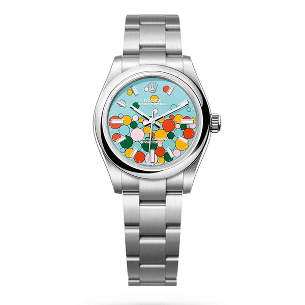 Rolex Oyster Perpetual 31mm Celebration Dial Oystersteel Watch – Ref. 277200-0010