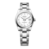 Rolex Datejust 31 278240-0003 White Roman Numeral Dial Domed Bezel Oystersteel Oyster Bracelet