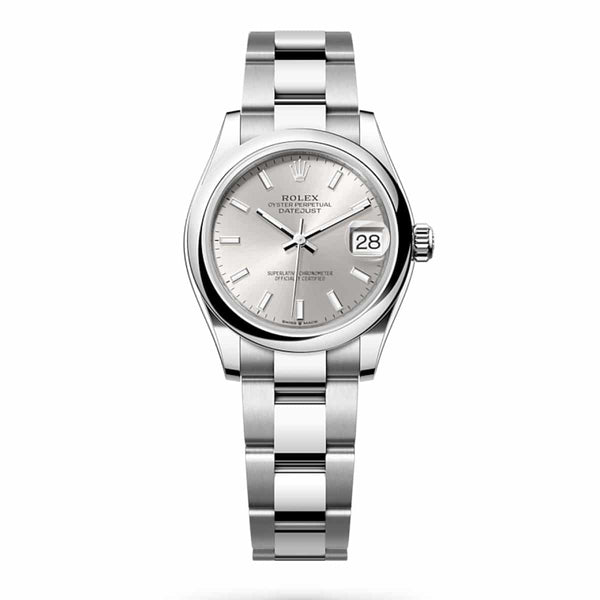 Rolex Datejust 31 Ref. 278240-0005 Silver Dial Domed Bezel Oyster Bracelet Oystersteel