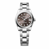 Rolex Datejust 31 278240-0009 Dark Grey Dial Domed Bezel Oystersteel Oyster Bracelet