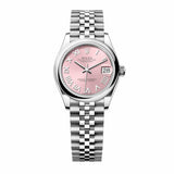 Rolex Datejust 31 278240-0014 Pink Roman Numeral Dial Domed Bezel Jubilee Oystersteel