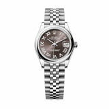 Rolex Datejust 31 Ref. 278240-0016 Dark Grey Dial Domed Bezel Jubilee Oystersteel