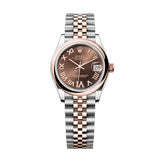 Rolex Datejust 31 278241-0004 Chocolate Diamond Dial Jubilee Bracelet Two-Tone Everose Gold Watch