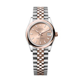 Rolex Datejust 31 278241-0010 Rosé Dial Domed Bezel Jubilee Bracelet Everose Rolesor Watch