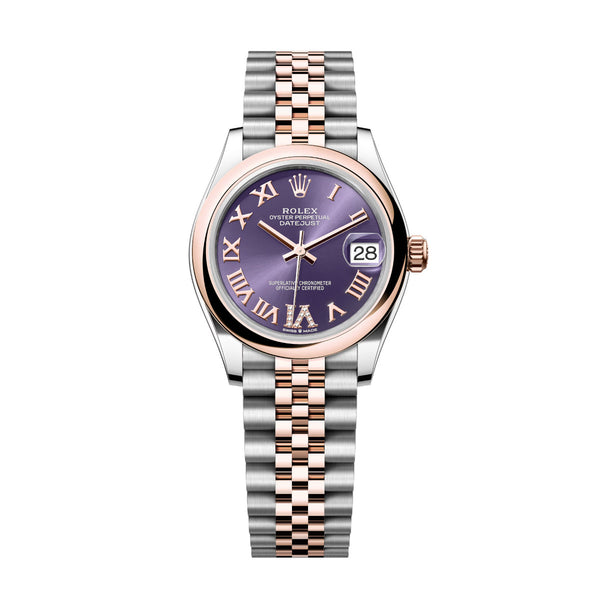 Rolex Datejust 31 278241-0020 Aubergine Diamond Dial Jubilee Bracelet Watch