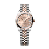 Rolex Datejust 31 278241-0024 Rosé Diamond Dial Jubilee Bracelet Watch